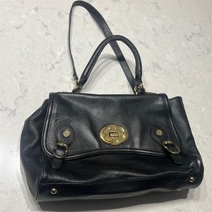 Emma Fox Black Leather Purse